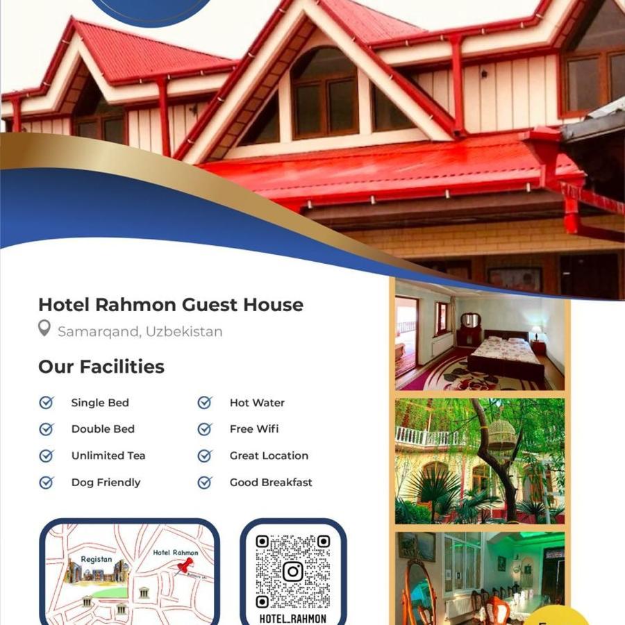 Hotel Rahmon Samarkand Exterior foto